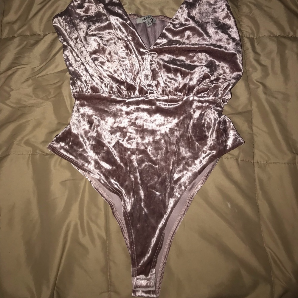 Velvet bodysuit